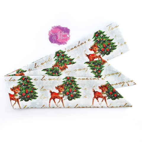 XMAS Wire Headwrap - Deer & Tree {LARGE size only}