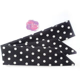 Wire Headwrap - Polka Dot {Black/White}